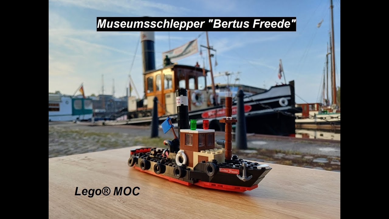Schlepper "Bertus Freede" - ein Lego® MOC des Leeraner Museumsschiffs