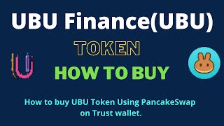 How to Buy UBU Finance Token (UBU) Using PancakeSwap On Trust Wallet OR MetaMask Wallet screenshot 1