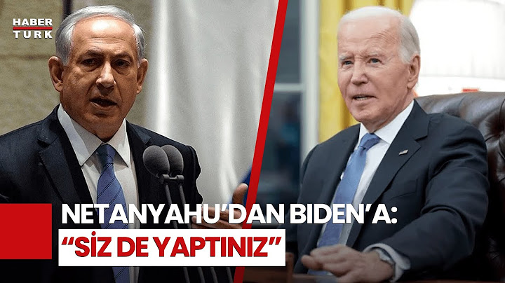 Biden, Son Televizyon Röportajında Netanyahu İle Diyaloğunu Anlattı!