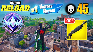 Fortnite Reload | High Kill UNREAL Ranked Wins Full Gameplay (Keyboard & Mouse)