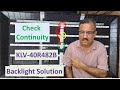 KLV-40R482B Backlight Repair: Complete LED Strip Replacement &amp; Solution