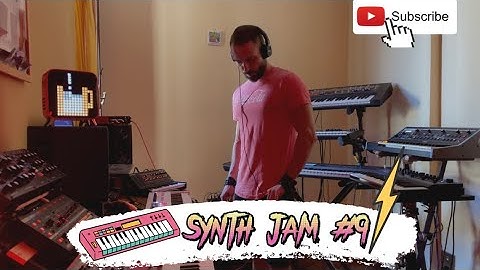 Synth Jam #9 #synths #synthwave #dawless #synthpop #retrowave #korgwavestate #moog #roland #arturia