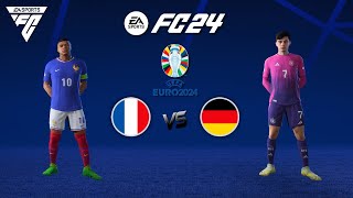 FC 24 PC | FRANCE VS GERMANY | UEFA EURO 2024 | FULL MATCH GAMEPLAY