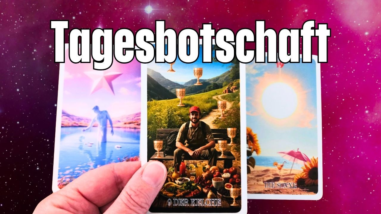 Tagesbotschaft für Dich |  Das wird Dein Glückstag | Gute Neuigkeiten | Super Zeit mit Jemanden