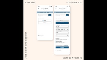 UX/UI Time Lapse - Checkout Process (Daily UI 002)