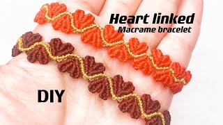 #valentine#heart#tutorial#how to make#DIY#macrame#bracelet#easy#beautiful