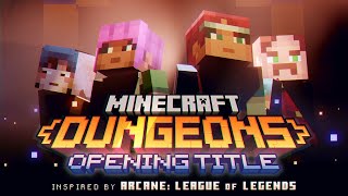 Download lagu Minecraft Dungeons Opening Title! ⚔️ (Inspired by Arcane: League of Legends) -【Animation!】