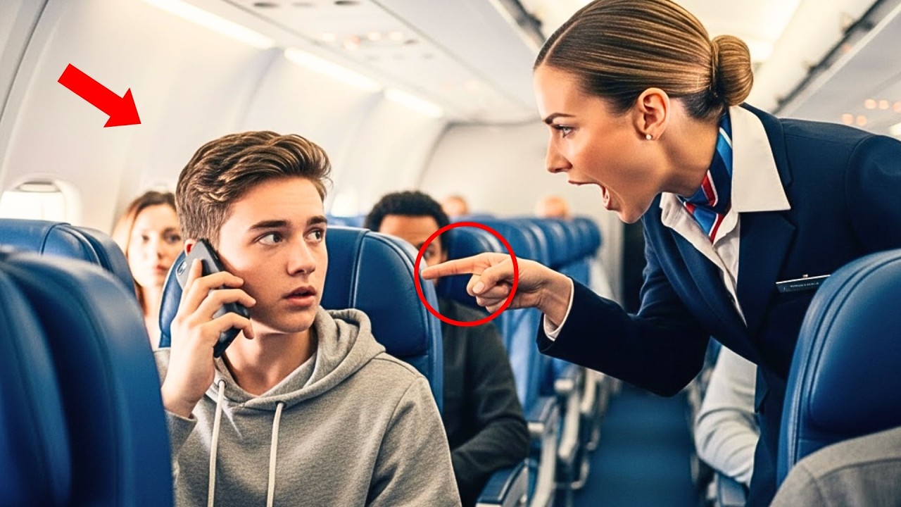 Une hôtesse crie sur un garçon — il passe un appel et toute la flotte est clouée au sol soudain ne