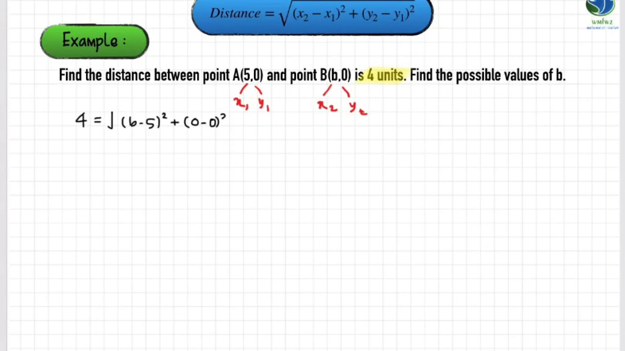 KSSM Math | F2 Chapter 7 | Distance (Part 2/2) #cikgootube - YouTube