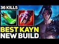 Rank 1 best kayn in the world new build gameplay  season 14 league of legends