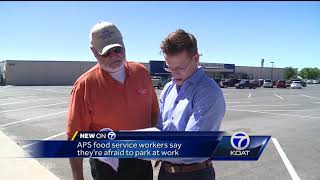 APS employees say they're afraid to park at work