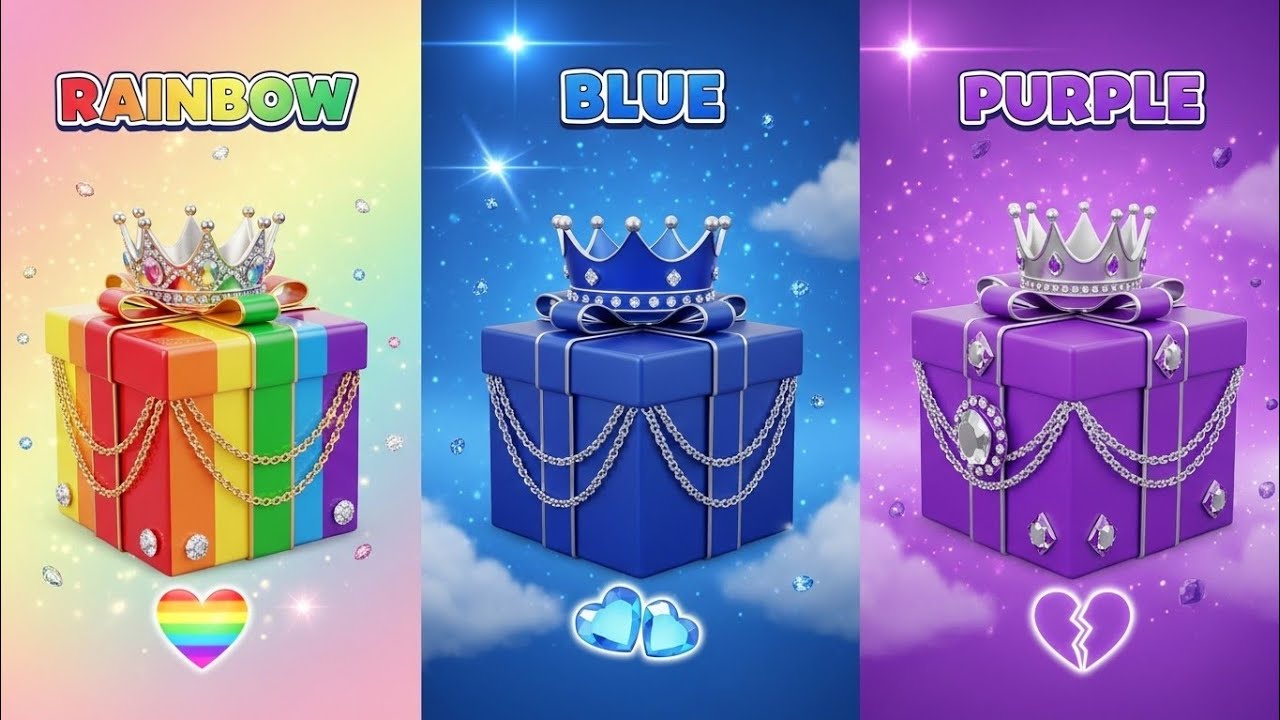 Choose your gift box 3 🎁🤩😭🤮 gift box challenge 💐