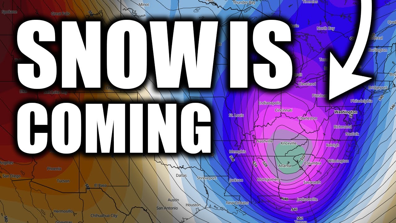 Snow Chances Are INCREASING For Many Areas This Week Into Next Weekend ...