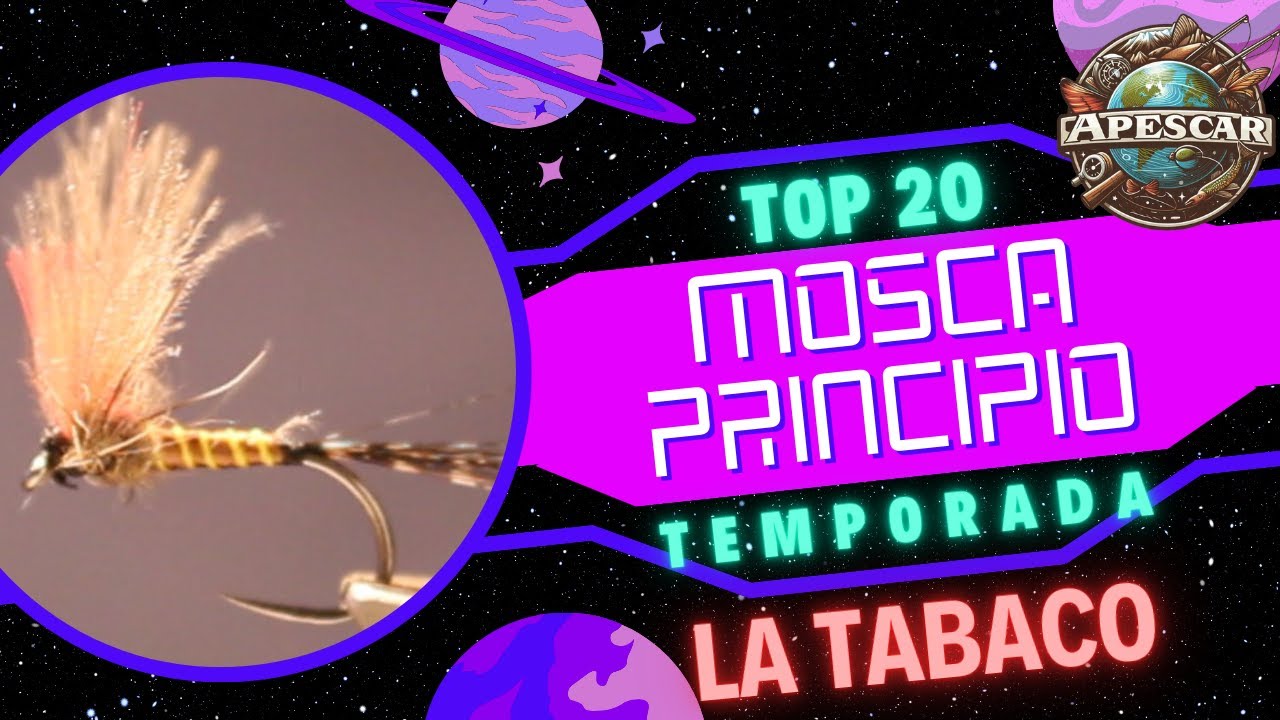 Montaje de Moscas Secas Color Tabaco para la Pesca de Trucha  | Tutorial Apescar