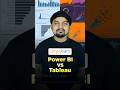 🔥Power BI vs Tableau: Which One Should You Choose? #shorts #simplilearn