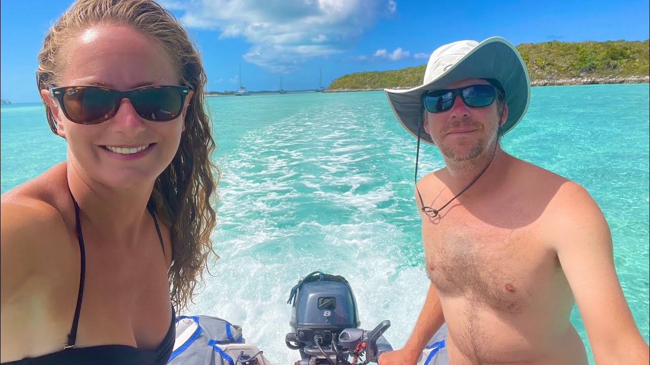 BUMS🍑 on a BOAT⛵️in the BAHAMAS🌴 on a BUDGET💰| Exploring STANIEL CAY,Exumas! | Sailing Joco EP121