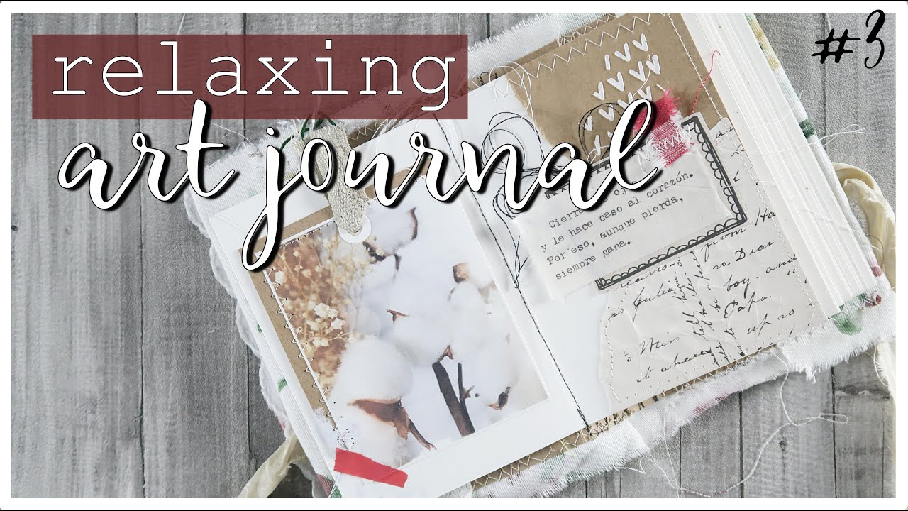 JOURNAL RELAX (Página 3) Art Journal Rústico. Laura Inguz