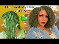 I Colored My Hair GREEN!!! Mofajang Hair Paint Wax