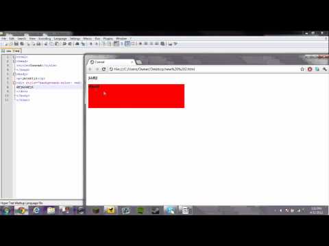 Web Design Basics - Episode 2 : The Bricks [DIV tags]