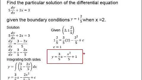 6.1 Differential Equations by Direct Integration