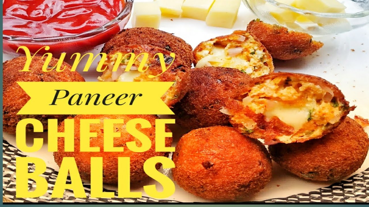 PANEER CHEESE BALLS /YUMMY CHEESE BALLS RECIPE/CHEESE STUFFED PANEER