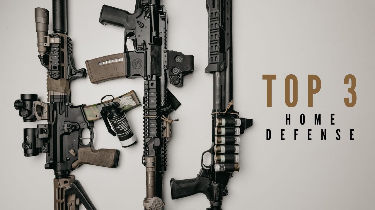 Top 3 Guns for Home Defense