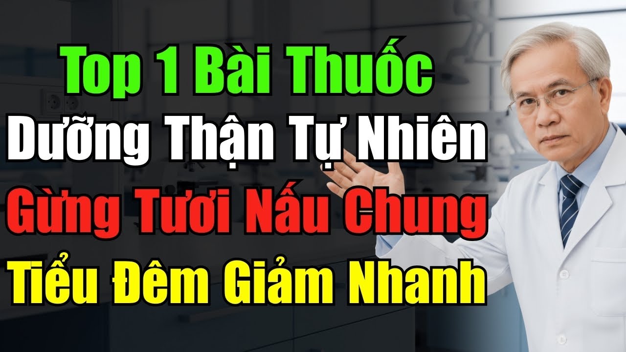 Top 1 Bài Thuốc Dưỡng Thận Tự Nhiên – Nấu Nước Gừng Tươi Với 5 Là Này, Tiểu Đêm Giảm Sau Vài Ngày!