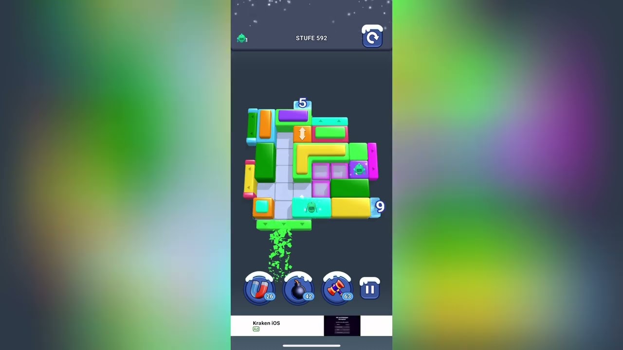 Shape Escape Level 592 Solution Walkthrough 
