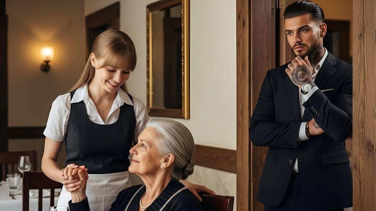 Ayudó a la Anciana con el Menú – No Sabía que Era un Examen del Jefe de la Mafia Hasta esa Noche.