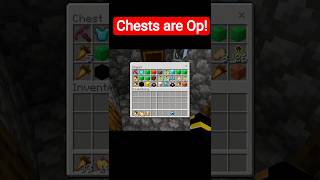 Minecraft but chest are OP #minecraft #shorts #viralvideo