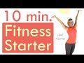 🌼 10 min. Fitness Starter | ohne Geräte, im Stehen