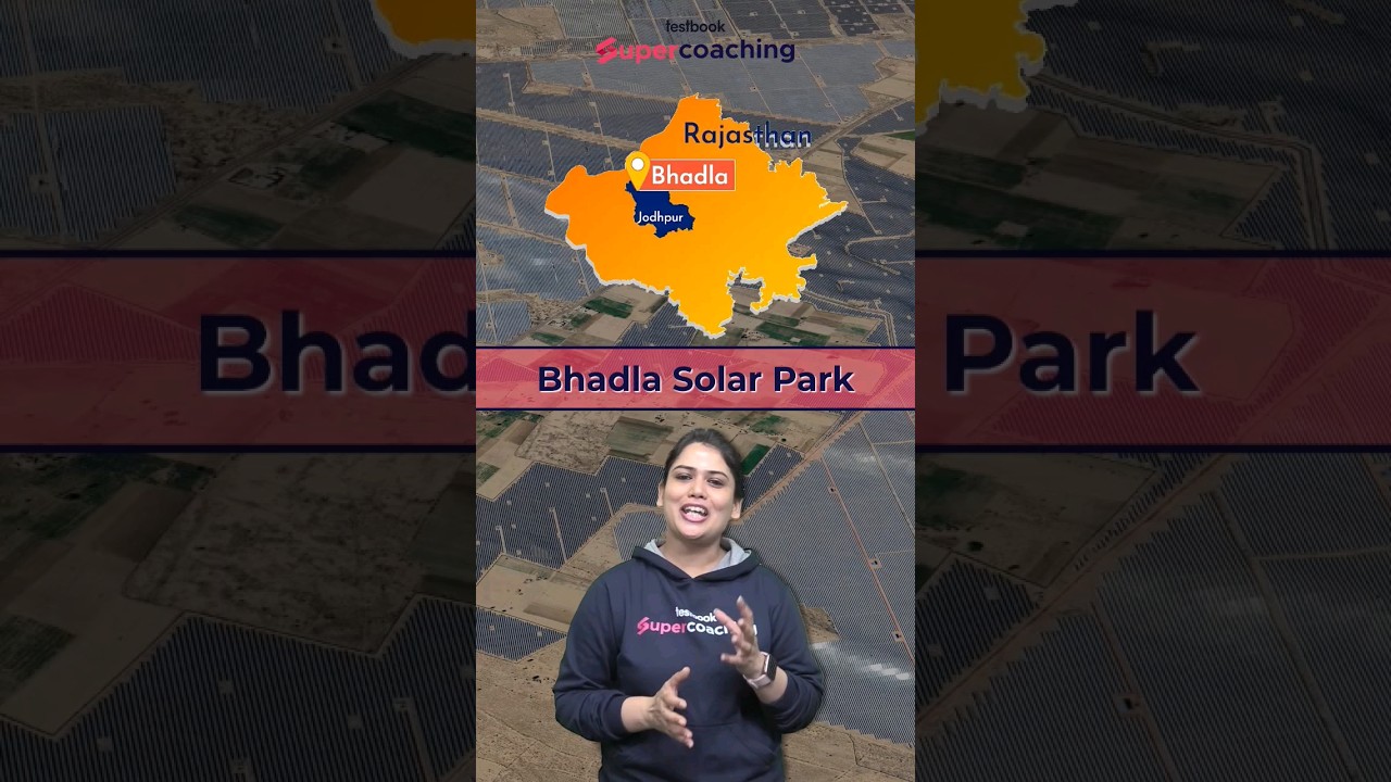 ☀️Biggest Solar Park in India | Bhadla Solar Park, Rajasthan | Sonpriya ma'am
