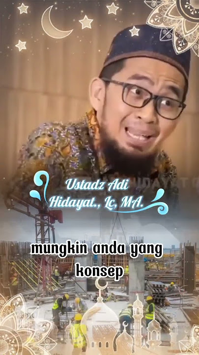 Tidak masalah anda Bekerja Keras Orang lain dapat Hasil - Ceramah Ust Adi Hidayat