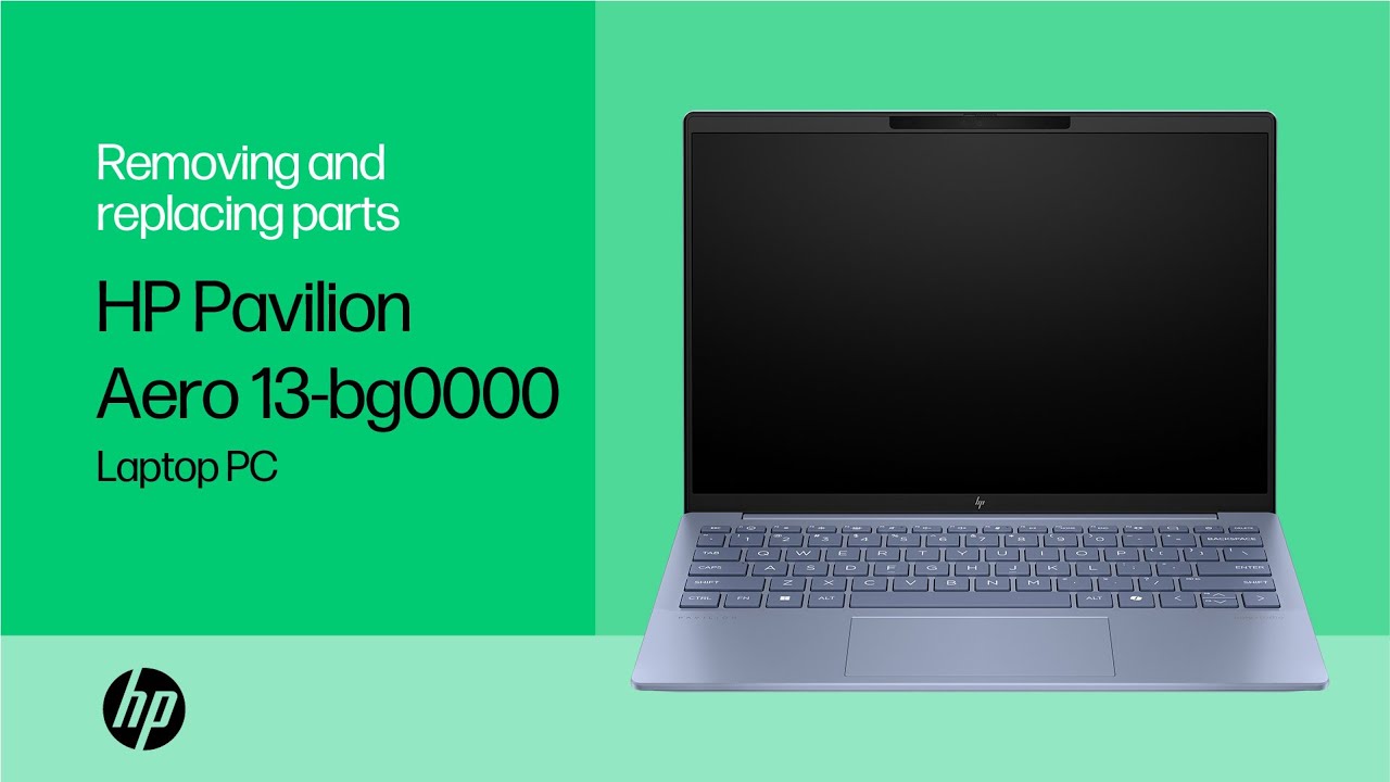 Removing and replacing parts | HP Pavilion Aero 13-bg0000 Laptop