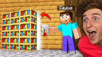 I Built A SECRET BASE w/ MODS In My Friends House.. (Minecraft)