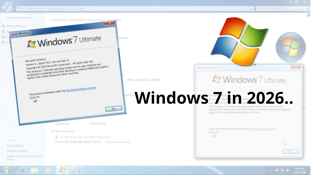 Windows 7 in 2026 - YouTube