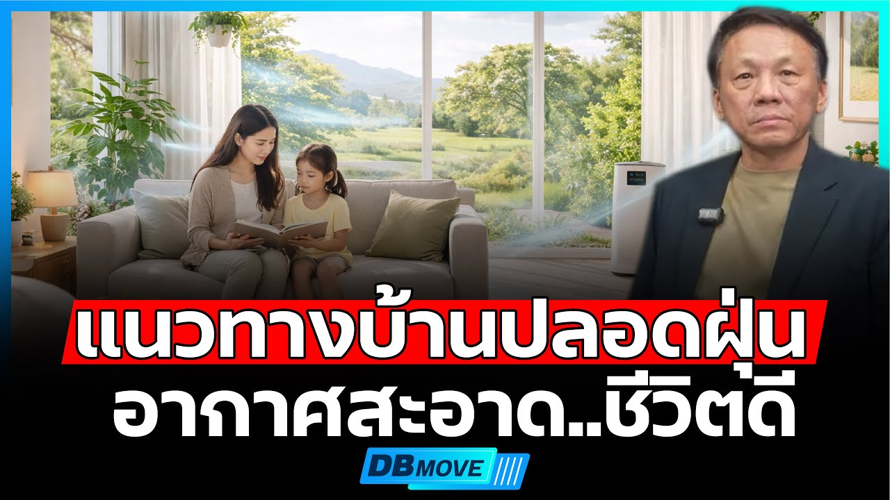 แนวทางบ้านปลอดฝุ่น อากาศสะอาดคือ คุณภาพชีวิตที่ดี (คุณสมชัย) - DB MOVE EP.200