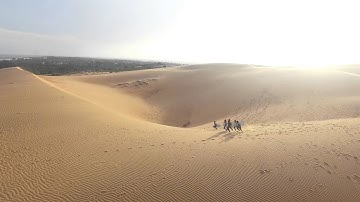 [Flycam Phan Thiet] Red Sand Dunes Mui Ne, Phan Thiet, Binh Thuan Vietnam