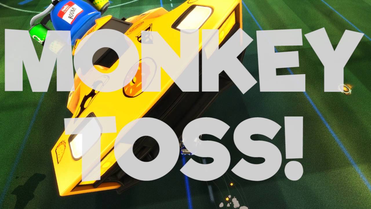 Rocket League Monkey Toss // Spin Goal! YouTube