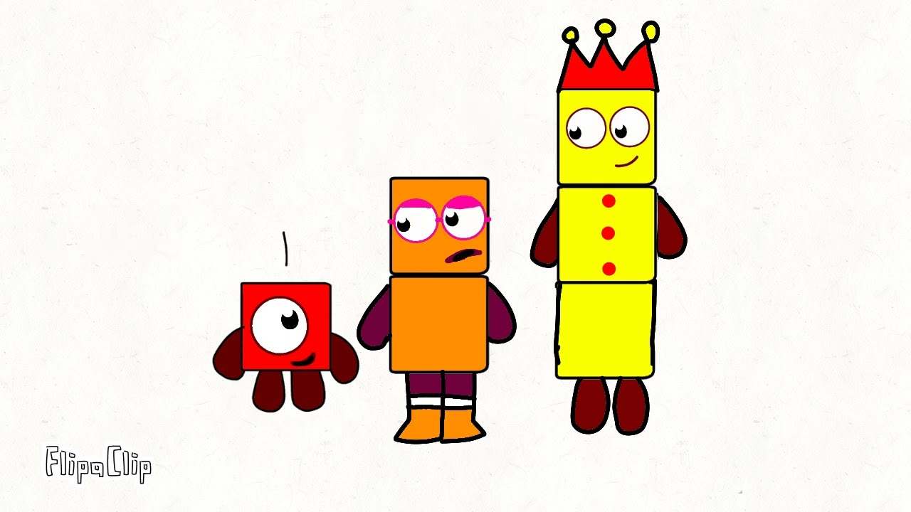 Numberblocks 0.25 0.5 0.75 1 1.75 2 3 3.75 6.75