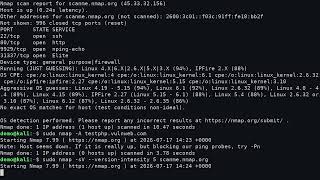 nmap Tutorial — Service & OS Detection