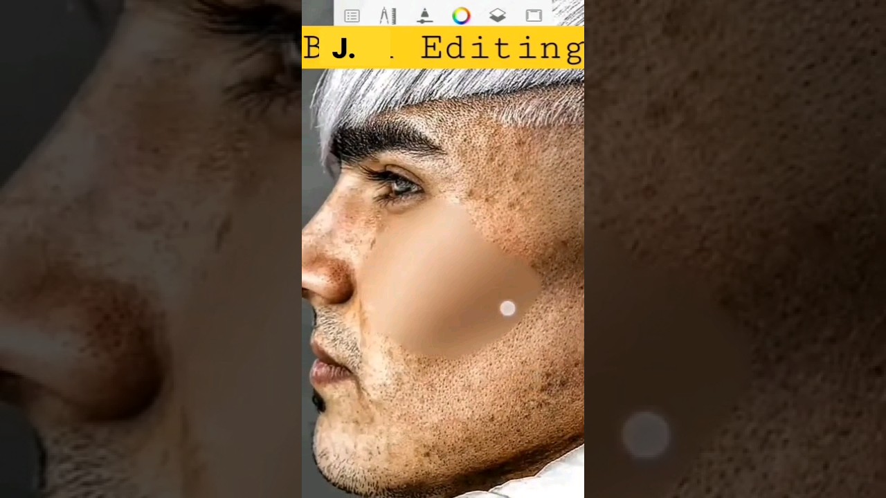 oily face smooth editing new trick 2023 😍 