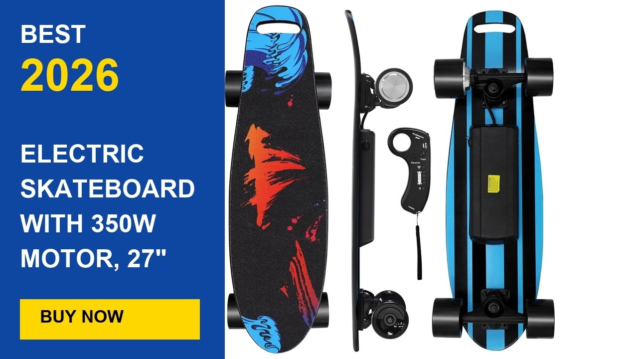 Cool&Fun Elektrische Skateboard Longboard - 32km/u - 16km bereik - 120kg
