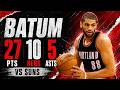 Nicolas Batum 27 pts 10 rebs 5 asts vs Suns 14/15 season