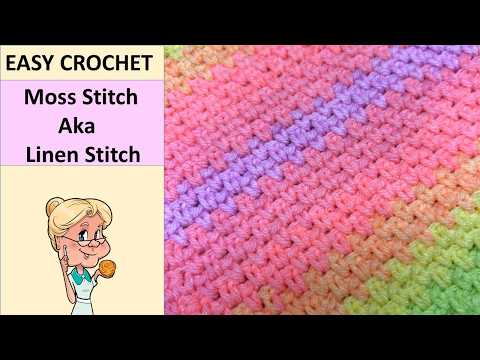 Stitch Of The Week #171 Moss Stitch Aka Linen Stitch Tutorial