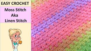 Stitch Of The Week 171 Moss Stitch Aka Linen Stitch Tutorial