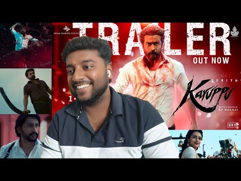 KARUPPU Trailer (Reaction!!!) 💥🎬 Proper Mass comercial...✨🔥❤️‍🔥