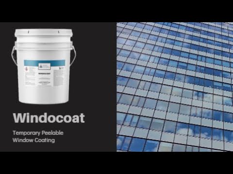 Windocoat Spray On Temporary Protective Window Coating - YouTube