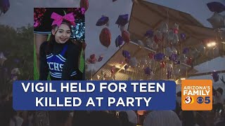 Community mourns cheerleader killed at Tolleson house party
