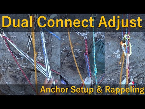 Petzl Dual Connect Adjust Anchor Setup & Rappeling